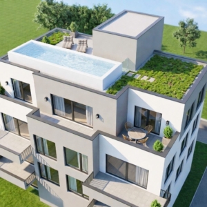 Dachgeschoß mit Pool